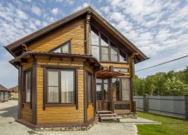 Двухэтажный дом для молодой семьи, 100м2, с. Рощино